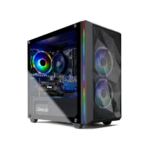 Mini Gaming Computer PC Desktop - AMD Ryzen 5 3600 3.6 GHz, GTX 1650 4G, 500G SS